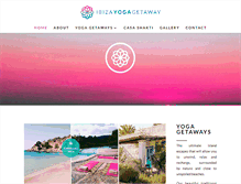 Tablet Screenshot of ibizayogagetaway.com